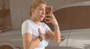 UAU! Lore Improta mostra barriga três meses após parto e revela evolução da diástase