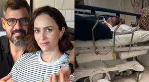 Esposa de Juliano Cazarré surpreende com revelação sobre filha internada: 'Não estou'