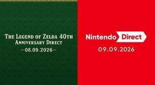 Nintendo fará duas apresentações Direct na próxima semana