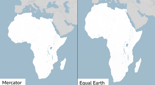 ONU aprova novo mapa-múndi mais fiel ao tamanho real da África