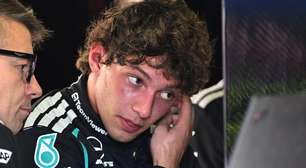 F1: Antonelli fez sua parte pela Mercedes, mas largará em último