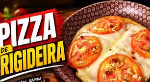 Pizza de frigideira super rápida e fácil de fazer sem sujar a cozinha, para aquele lanche delicioso à noite