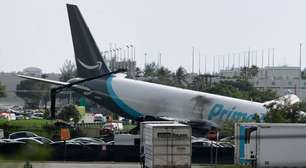 Avião de carga da Amazon deixa pelo menos 5 mortos ao sair da pista em aeroporto de Miami
