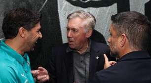 Ancelotti assiste Botafogo x Palmeiras antes de convocar a Seleção