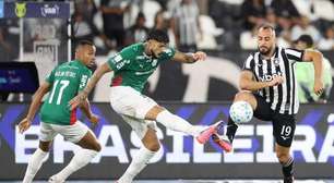 Palmeiras empata com Botafogo e vê Flamengo assumir a ponta do Brasileirão