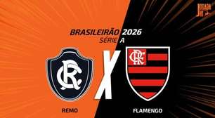Remo x Flamengo, AO VIVO, com a Voz do Esporte, às 14h30