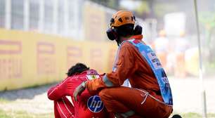 F1: Charles Leclerc tranquiliza após acidente e diz que visão foi sua maior preocupação