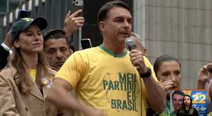 Flávio promete indicar cinco ministros ao STF e diz que Moraes "vai cair"
