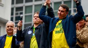 Sem Michelle na Paulista, Flávio Bolsonaro defende legado do pai, critica Lula e pede impeachment de Moraes