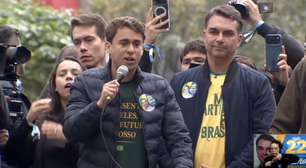 Nikolas pede prisão de Moraes e cobra impeachment durante ato na Paulista
