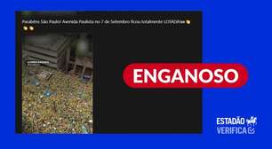 Vídeo de manifestação na Paulista em 2024 circula como se fosse ato de 7 de Setembro de Flávio