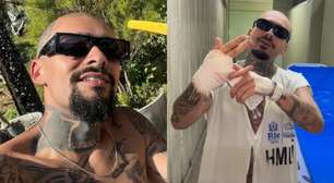 Famoso perde dedo ao pular grade no 'Rock in Rio' e assusta com decisão sobre o membro; assista