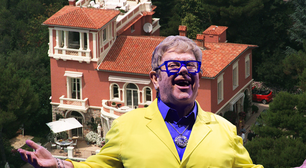 Localizada no topo do Mont Boron, com vários quartos e 1.020 m² de área construída: Elton John mantém uma tradicional vila dos anos 1920 em Nice, na França; 'palácio amarelo' do eterno Rocketman exala sofisticação e tem vista panorâmica para o Mar Mediterrâneo