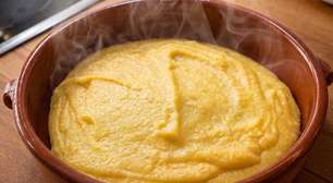 Polenta perfeita cremosa e bem temperada, para você preparar de um jeito muito simples e rápido