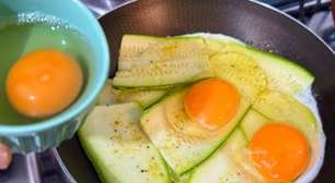 Receita de abobrinha com ovos bem temperada e simples, um acompanhamento leve e saboroso