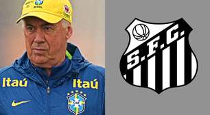 Ancelotti inclui jovem do Santos em pré-lista e aumenta expectativa