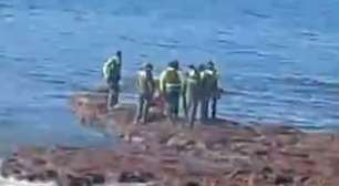 Homem que tentava fugir da polícia é preso no mar em ação com helicóptero