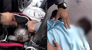 Passageiro de aplicativo é abordado no meio de avenida e preso com 4,5 kg de drogas em SP