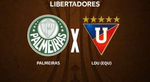 Palmeiras x LDU, AO VIVO, com a Voz do Esporte, às 17h30