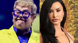Após overdose quase fatal, 3 AVCs e ataque cardíaco, Demi Lovato ouviu de Elton John, marcado por anos de dependência química, um conselho sobre drogas que demorou a aceitar