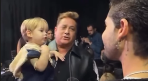 Leonardo ficou fora da festa do neto, mas não deixa aniversário passar em branco