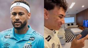 Joia do Santos recebe ligação de Neymar e parabéns de Gabigol após convocação à Seleção
