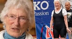 Catherine Kuehn, recordista mundial de levantamento de peso aos 95 anos: 'Não sei qual é o segredo para estar saudável aos 95. Simplesmente me mantenho ativa, não fico sentada no sofá assistindo TV'
