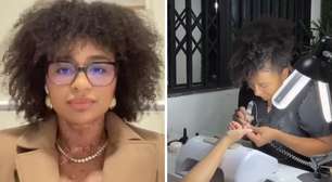 Ex-BBB Natália Deodato revela episódio de racismo no próprio salão: 'Não queria ser atendida'