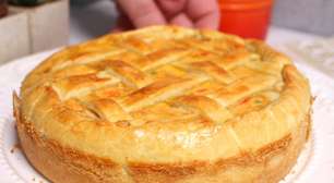 Empadão de legumes cremoso e saudável com uma massa leve que derrete na boca, ideal para qualquer ocasião