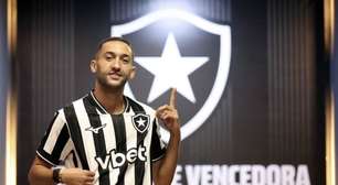 Ziyech tem rotina intensa no Botafogo: "Movido por um propósito"