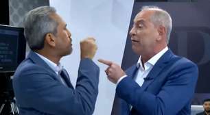 'Baixe seu dedinho': Elmano e Ciro Gomes batem boca e apontam o dedo durante debate no Ceará