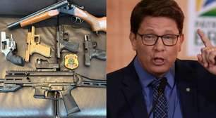 Sete armas de Mario Frias são apreendidas pela PF em operação sobre 'Dark Horse'