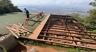 Prefeitura de Osório inicia revitalização da rampa de voo livre no Morro da Borússia