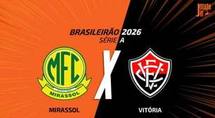 Mirassol x Vitória: onde assistir, escalações e arbitragem