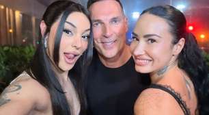 Pabllo Vittar e Demi Lovato se encontram no Rio e ensaiam para possível participação no Rock in Rio