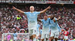 Com um a menos e gol de Haaland, City bate United fora de casa pelo Campeonato Inglês