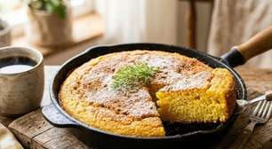 Bolo de fubá de frigideira: pronto em menos de 20 minutos