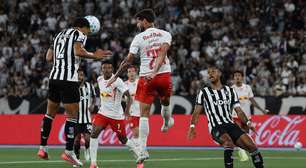 Mesmo com um a mais, Botafogo fica só no empate com o Bragantino pelo Campeonato Brasileiro