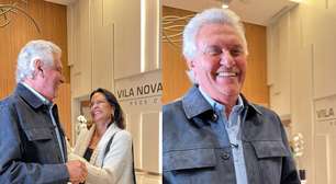 Caiado recebe alta após tratar pneumonia e retoma agenda política