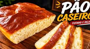 Pão caseiro na air fryer feito sem precisar sovar a massa, que fica bem fofinho e saboroso