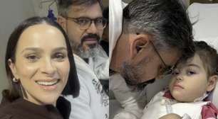 Piorou? Filhos de Letícia e Juliano Cazarré visitam irmã no CTI