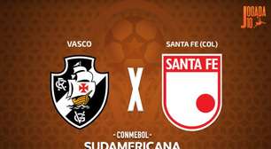 Vasco x Santa Fe (COL): onde assistir, escalações e arbitragem