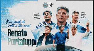 Grêmio anuncia o retorno de Renato Gaúcho ao comando do time