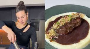 Aprendi com uma bombeira participante do 'MasterChef 2026': essa receita de alcatra ao molho de vinho tinto é simples, suculenta e ideal para saborear no jantar em um dia com frio e chuva