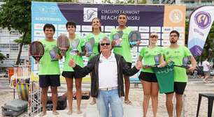 Definidos os campeões da 8ª etapa do Circuito Fairmont de Beach Tennis em Copacabana