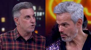 Luciano Huck surpreende Otaviano Costa e o famoso chora no 'Domingão': 'Falo isso no seu olho'