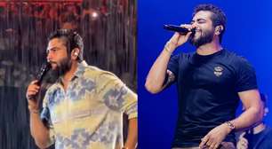Henrique, da dupla com Juliano, chora ao revelar esgotamento em show; fãs estavam sob chuva