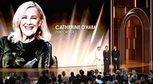 "Ela me esqueceu duas vezes, mas nunca a esqueceremos": Macaulay Culkin faz homenagem emocionante para Catherine O'Hara no Emmy 2026