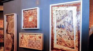 Exposição em Suzano reúne obras produzidas com filtros de café usados
