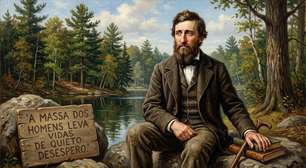 Henry David Thoreau, escritor e pensador transcendentalista, sobre a existência: "A massa dos homens leva uma vida de silencioso desespero"
